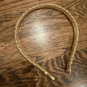 Anthropologie Elegant Gold Headband